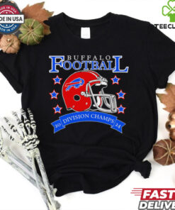 Official Division Champions 2024 Buffalo Bills helmet shirt