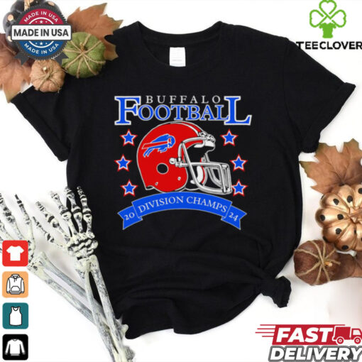 Official Division Champions 2024 Buffalo Bills helmet shirt