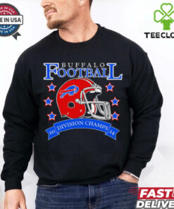 Official Division Champions 2024 Buffalo Bills helmet shirt