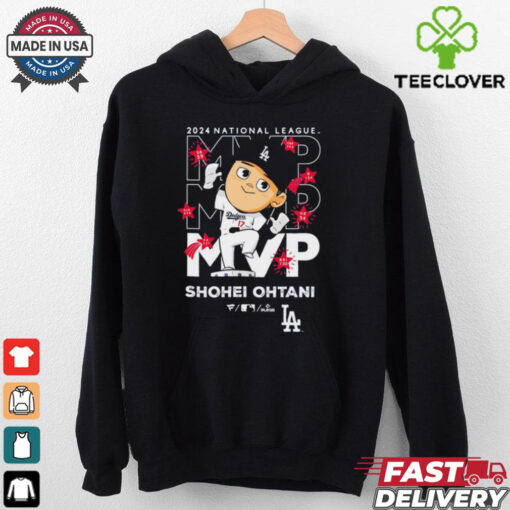 Official Dodgers Shohei Ohtani National League MVP 2024 Acquisition Commemorative Illustration T Shirt