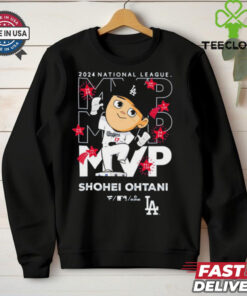 Official Dodgers Shohei Ohtani National League MVP 2024 Acquisition Commemorative Illustration T Shirt