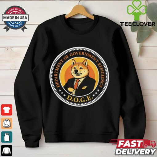 Official Doge department of government efficiency logo T shirt