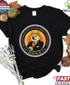 Official Doge department of government efficiency logo T shirt