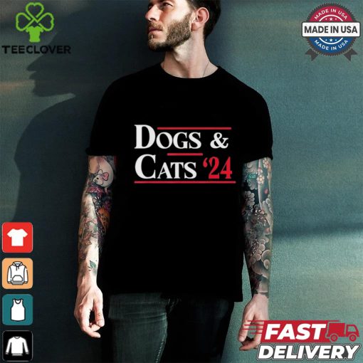 Official Dogs And Cats 2024 They’re Eating The Dogs Shirt