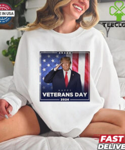 Official Donald J. Trump Happy Veterans Day 2024 t shirt