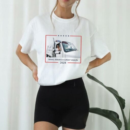 Official Donald Trump Boards A Garbage Make America Great Again 2024 Shirt