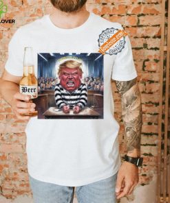 Official Donald Trump Convicted Felon Prison Pinstripes Classic T Shirt
