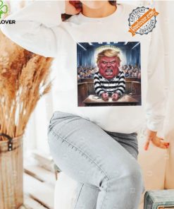 Official Donald Trump Convicted Felon Prison Pinstripes Classic T Shirt