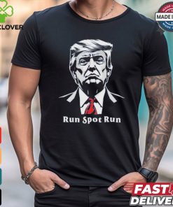 Official Donald Trump Face Run Spot Run Presidential Debate 2024 T Shirt