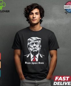 Official Donald Trump Face Run Spot Run Presidential Debate 2024 T Shirt