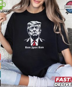 Official Donald Trump Face Run Spot Run Presidential Debate 2024 T Shirt