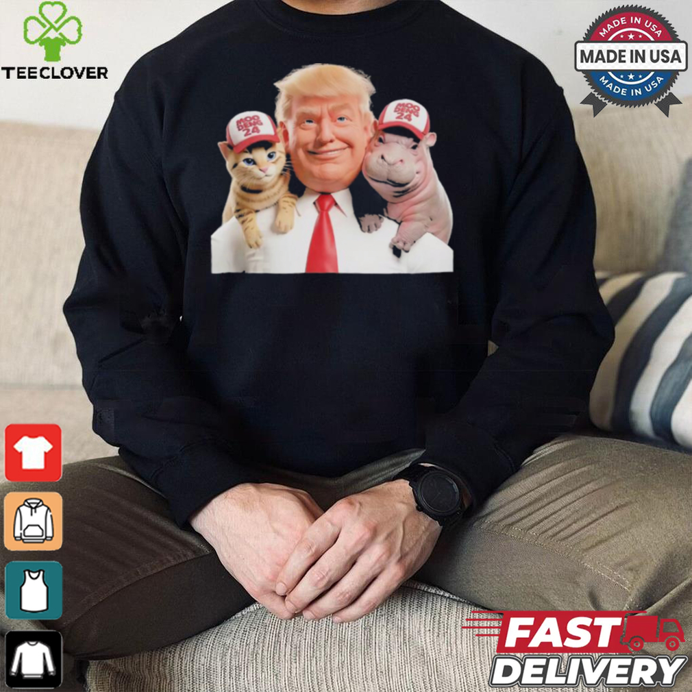 Official Donald Trump Furry & Chonky Dream Team Moo Deng 24 Funny Design T Shirt Official Donald Trump Furry & Chonky Dream Team Moo Deng 24 Funny Design T Shirt