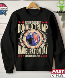 Official Donald Trump Inauguration Day 2025 47th USA President T Shirt