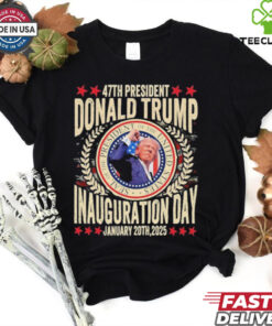 Official Donald Trump Inauguration Day 2025 47th USA President T Shirt