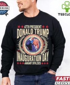 Official Donald Trump Inauguration Day 2025 47th USA President T Shirt