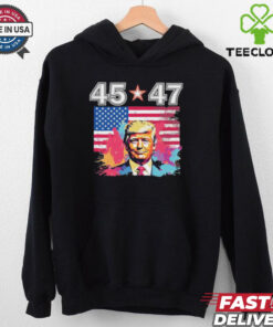 Official Donald Trump Make America Great Again 45 And 47 T Shirt
