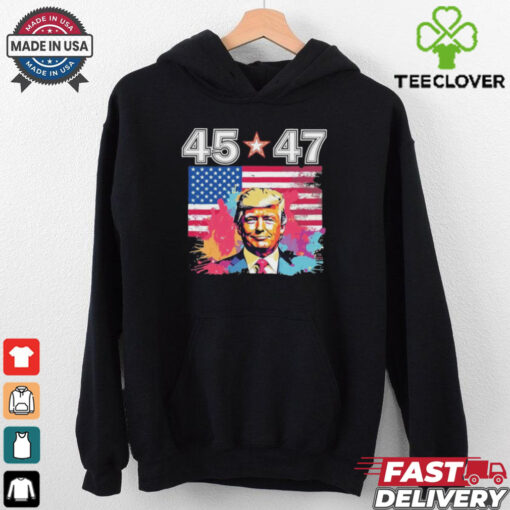 Official Donald Trump Make America Great Again 45 And 47 T Shirt