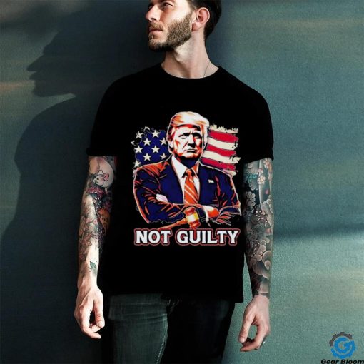 Official Donald Trump Not Guilty Shirt