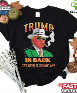 Official Donald Trump Won Is Back Get Over It Snowflake Election Shirt 1 Official Donald Trump Won Is Back Get Over It Snowflake Election Shirt