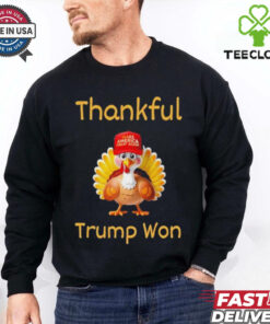 Official Donald Trump Won Thanksgiving Thankful T Shirt 2 Official Donald Trump Won Thanksgiving Thankful T Shirt