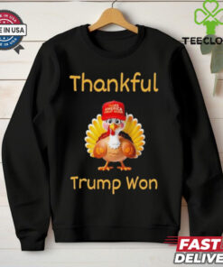 Official Donald Trump Won Thanksgiving Thankful T Shirt 3 Official Donald Trump Won Thanksgiving Thankful T Shirt