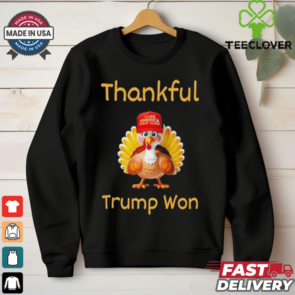 Official Donald Trump Won Thanksgiving Thankful T Shirt Official Donald Trump Won Thanksgiving Thankful T Shirt