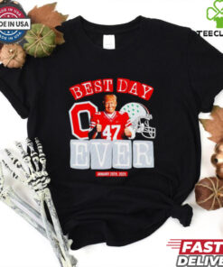 Official Donald Trump x Ohio State Buckeyes 2025 CFP National Champions best day ever shirt