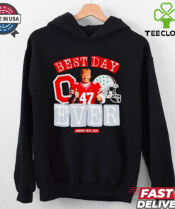 Official Donald Trump x Ohio State Buckeyes 2025 CFP National Champions best day ever shirt
