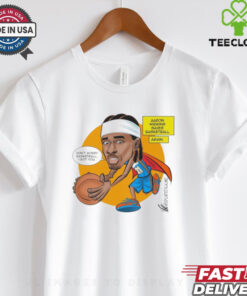 Official Don’t Worry Basketball I Got You Aaron Wiggins Saves Basketball Oklahoma City Thunder NBA Cartoon t shirt