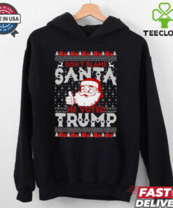 Official Don’t blame Santa he voted Trump Ugly Christmas 2024 Shirt