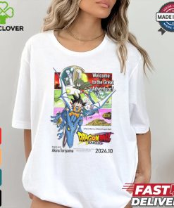 Official Dragon Ball Daima Welcome To The Great Adventure October 2024 poster t shirt