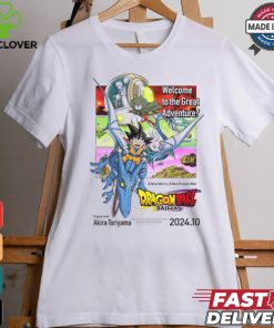 Official Dragon Ball Daima Welcome To The Great Adventure October 2024 poster t shirt