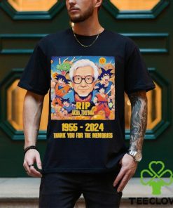 Official Dragon Ball Z Rip Akira Toriyama 1955 2024 Thank You for the memories T Shirt