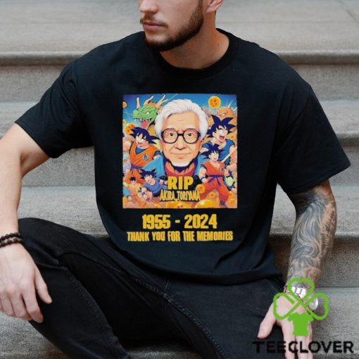 Official Dragon Ball Z Rip Akira Toriyama 1955 2024 Thank You for the memories T Shirt
