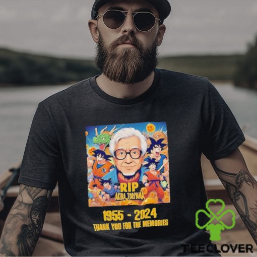 Official Dragon Ball Z Rip Akira Toriyama 1955 2024 Thank You for the memories T Shirt