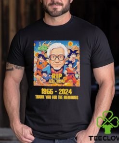 Official Dragon Ball Z Rip Akira Toriyama 1955 2024 Thank You for the memories T Shirt