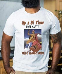 Official Drake Free Vybz Kartel free world boss photo T Shirt