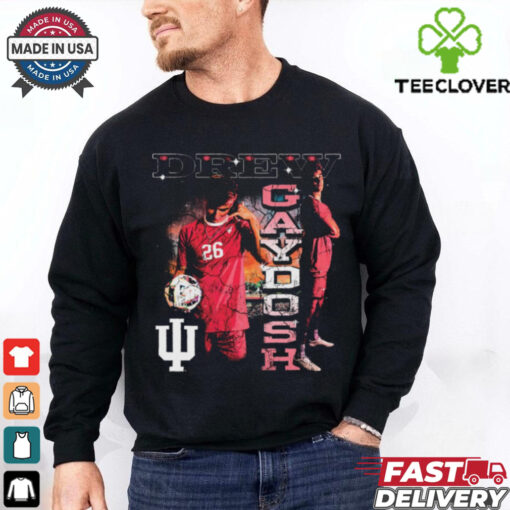 Official Drew Gaydosh Indiana Hoosier Soccer 90’s Graphic t shirt