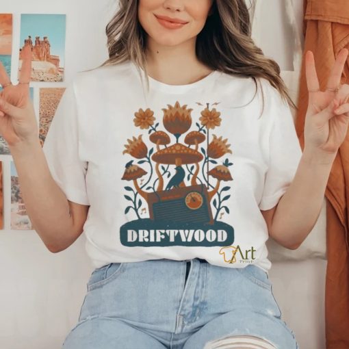 Official Driftwood Mushroom Logo T Shirt