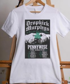 Official Dropkick Murphys 2024 St. Patrick’s Day Tour Poster shirt