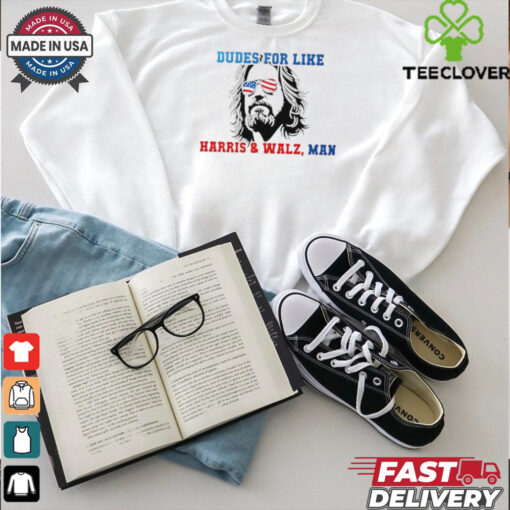 Official Dudes for like Harris Walz man paint shirt