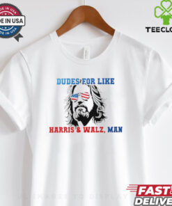 Official Dudes for like Harris Walz man paint shirt