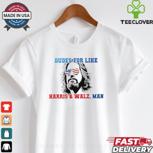 Official Dudes for like Harris Walz man paint shirt