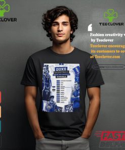 Official Duke Blue Devils Basketball 2024 25 Non Confrecence Schedule List Poster shirt