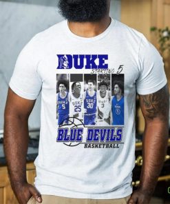 Official Duke Blue Devils Basketball Starting 5 shirt 2 Official Duke Blue Devils Basketball Starting 5 shirt