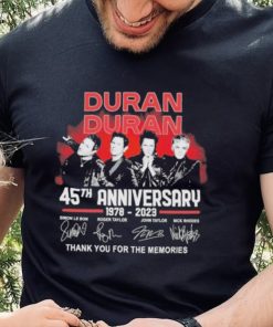 Official Duran Duran 45th Anniversary 1978 – 2023 Thank You For The Memories T Shirt