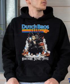 Official Dutch Bros coffee The King Jack Skellington nightmare before coffee hoodie, sweater, longsleeve, shirt v-neck, t-shirt