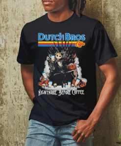 Official Dutch Bros coffee The King Jack Skellington nightmare before coffee hoodie, sweater, longsleeve, shirt v-neck, t-shirt