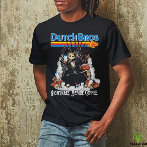 Official Dutch Bros coffee The King Jack Skellington nightmare before coffee hoodie, sweater, longsleeve, shirt v-neck, t-shirt