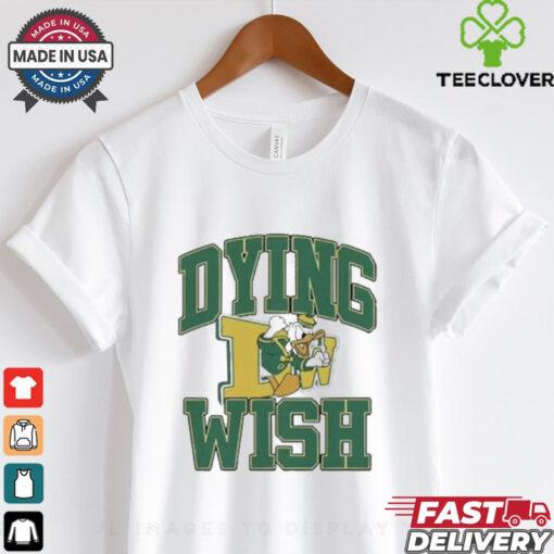 Official Dying Wish Duck Donald Oregon Ducks Shirt